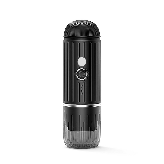Compact 1200W Espresso Capsule Coffee Maker 2 in 1 Hot Water System for Travel Use