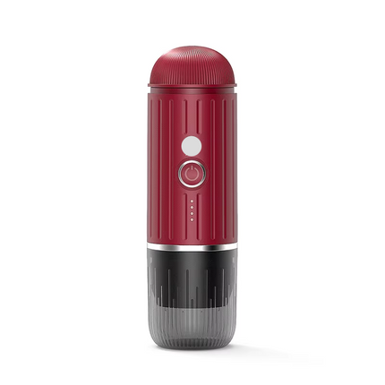 Compact 1200W Espresso Capsule Coffee Maker 2 in 1 Hot Water System for Travel Use