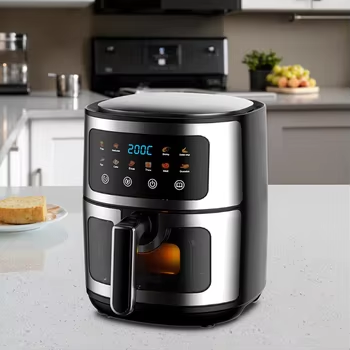 Digital Smart Air Fryer Oven 4L–8L Multi-Size Electric Touch Control Kitchen Appliance