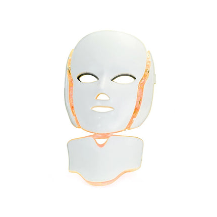 Rechargeable 7 Color Light Facial Care Device with Waterproof Design and Adjustable Settings