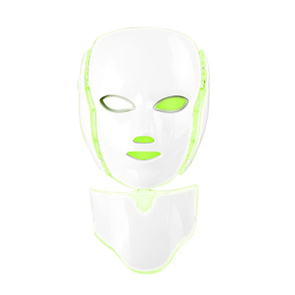 Rechargeable 7 Color Light Facial Care Device with Waterproof Design and Adjustable Settings