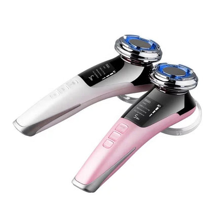Rechargeable Facial Beauty Device with Warm and Cool Modes for Skin Care and Face Massage