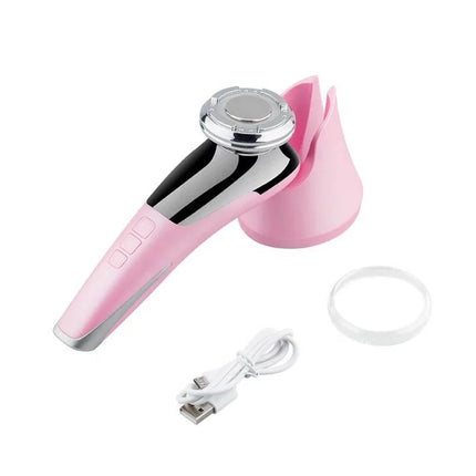 Rechargeable Facial Beauty Device with Warm and Cool Modes for Skin Care and Face Massage