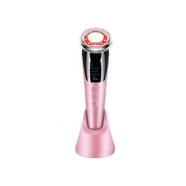 Rechargeable Facial Beauty Device with Warm and Cool Modes for Skin Care and Face Massage