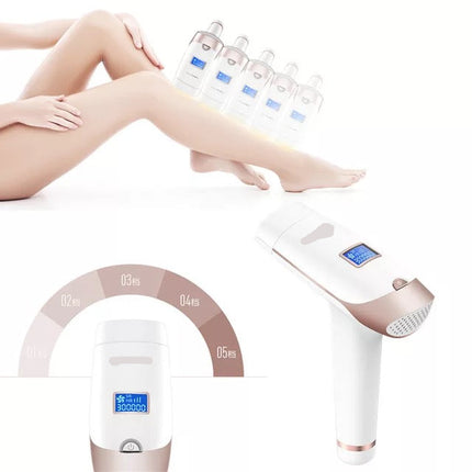 Portable IPL Hair Removal Handset with RF Skin Rejuvenation for Home Personal Care