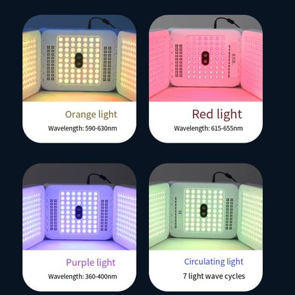 LED Light Face Mask Red Blue Multicolor Beauty Care Device Portable