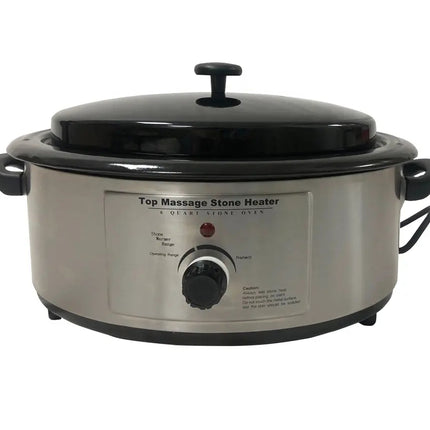 Portable Stainless Steel Hot Stone Heater Warmer for Massage Stones with Adjustable Temperature