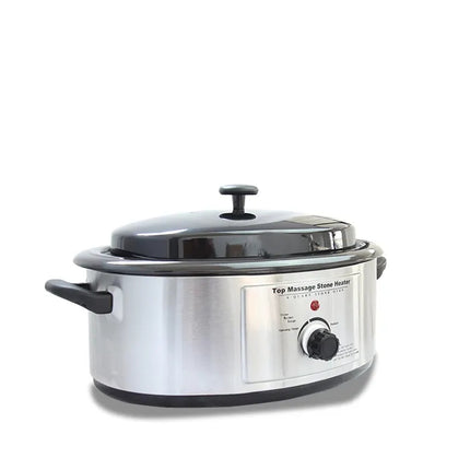 Portable Stainless Steel Hot Stone Heater Warmer for Massage Stones with Adjustable Temperature