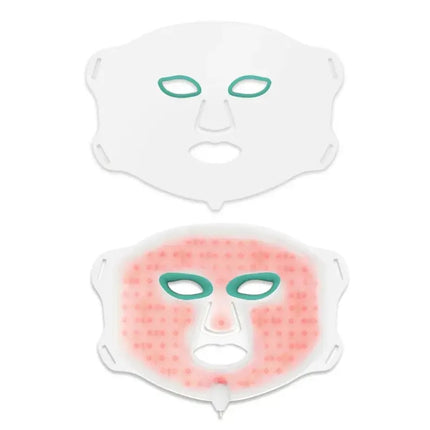 Wireless LED Facial Mask with 4 Light Modes for Face and Neck Beauty Care