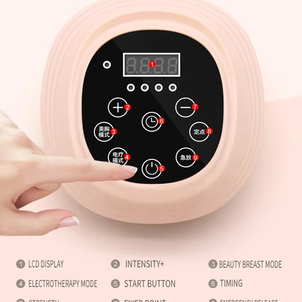 Wireless Upper Body Massage Device Portable Cordless Multi-Function Relaxation Tool