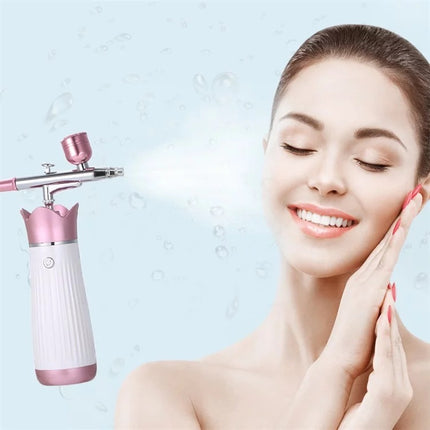 Mini Wireless Airbrush Spray Kit Portable Rechargeable Fine Mist Personal Care Device
