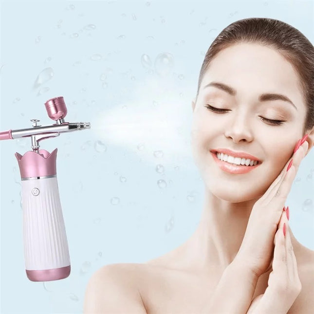 Mini Wireless Airbrush Spray Kit Portable Rechargeable Fine Mist Personal Care Device