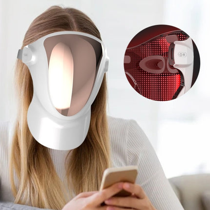Wireless LED Face Mask Multi Light Beauty Device for Home Skincare & Relaxation