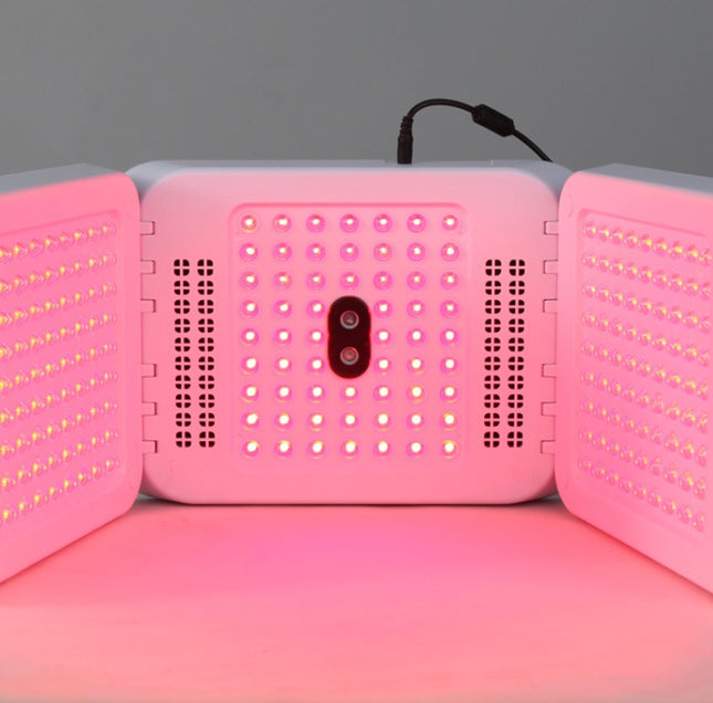 Multi Color LED Light Beauty Mask Device with Adjustable Light Modes for Home Spa Use