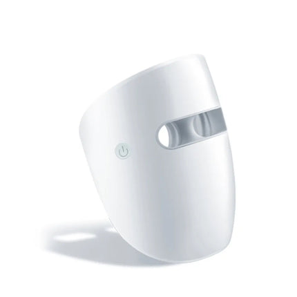 LED Facial Mask Light Therapy Device for Skincare, 3 Color Light, USB Rechargeable Beauty Mask