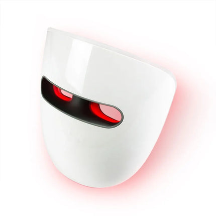 LED Facial Mask Light Therapy Device for Skincare, 3 Color Light, USB Rechargeable Beauty Mask