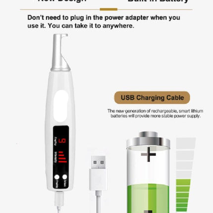 Cordless Skin Beauty Pen Portable Device for Face Care, Pigment Spot Appearance Support