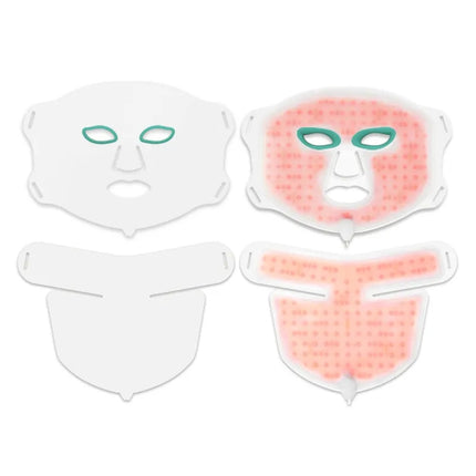 Portable Silicone LED Light Face & Neck Mask 7 Colors Adjustable Beauty Care Device