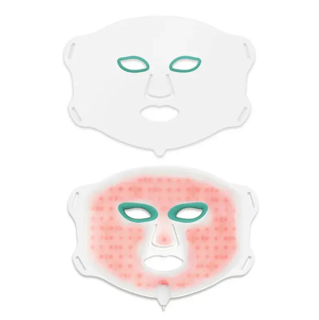Portable Silicone LED Light Face & Neck Mask 7 Colors Adjustable Beauty Care Device