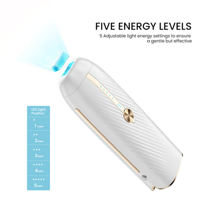 Portable IPL Light Hair Reduction Device for Body and Face Personal Care