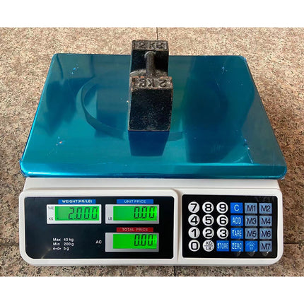 Electronic Bench Table Scale for Fruit & Vegetable Selling – Precise Digital Weighing System