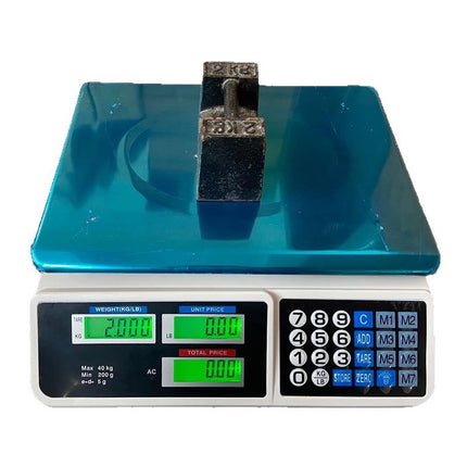 Electronic Bench Table Scale for Fruit & Vegetable Selling – Precise Digital Weighing System