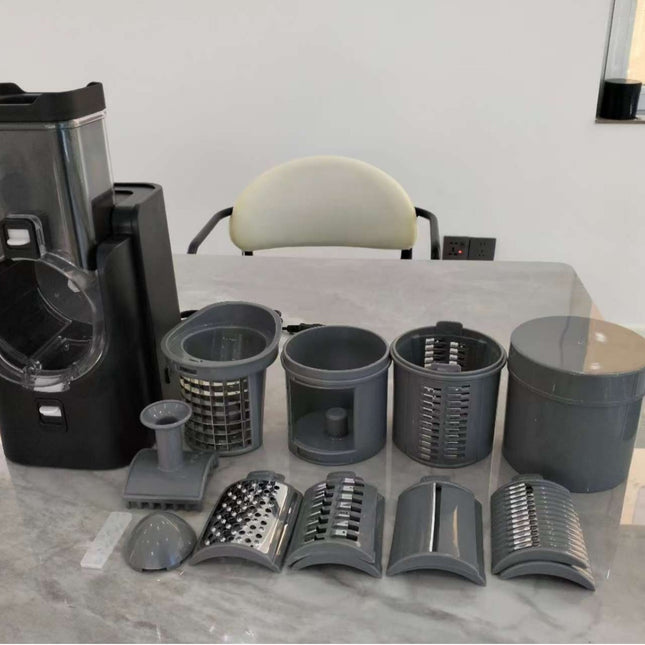Smart Electric Vegetable Slicer and Dicer with Stainless Steel Blades for Home Kitchen