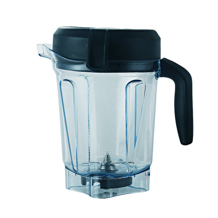 Low Profile 64oz Blender Pitcher Replacement Jug with Stainless Steel Blade for Food Blending