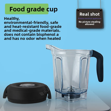 Low Profile 64oz Blender Pitcher Replacement Jug with Stainless Steel Blade for Food Blending