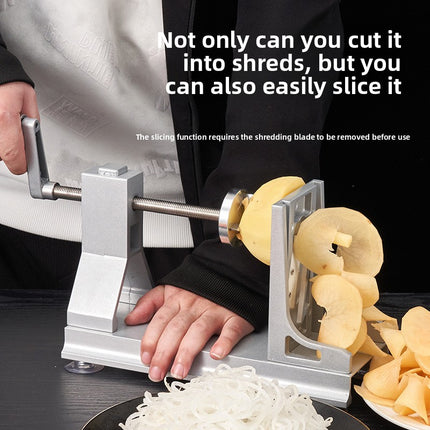 Commercial Automatic Potato Shredder Machine Stainless Steel Vegetable Cutter for Restaurant Use