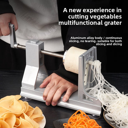 Commercial Automatic Potato Shredder Machine Stainless Steel Vegetable Cutter for Restaurant Use