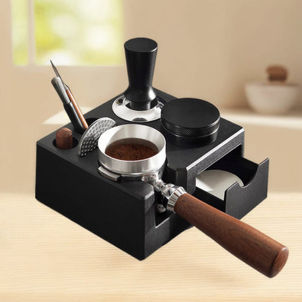 51mm Coffee Tamper Set 3-Piece Espresso Press Tool for Cafe and Home Use