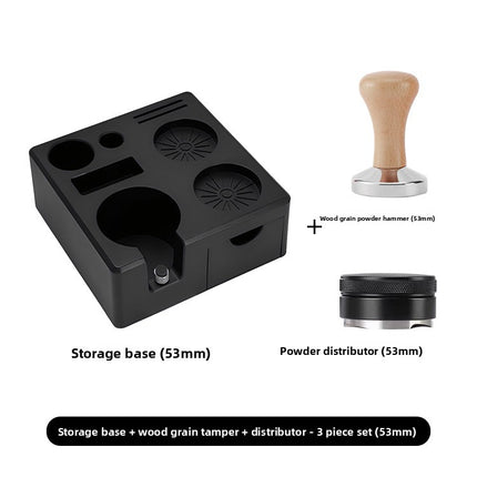 51mm Coffee Tamper Set 3-Piece Espresso Press Tool for Cafe and Home Use