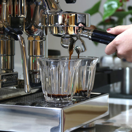 58mm Coffee Machine Portafilter Handle with Double Spout Stainless Steel Espresso Filter Holder