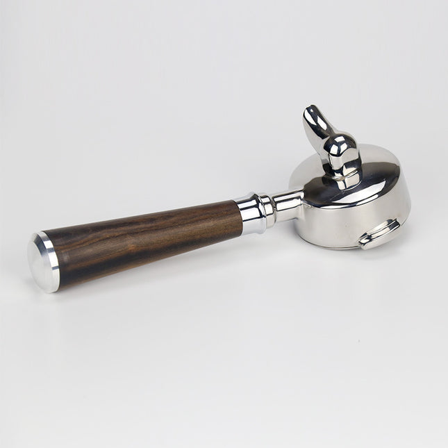 58mm Coffee Machine Portafilter Handle with Double Spout Stainless Steel Espresso Filter Holder