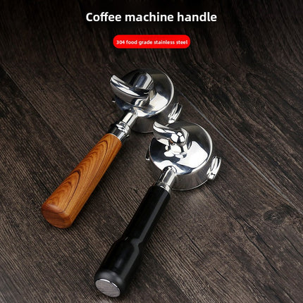 58mm Coffee Machine Portafilter Handle with Double Spout Stainless Steel Espresso Filter Holder