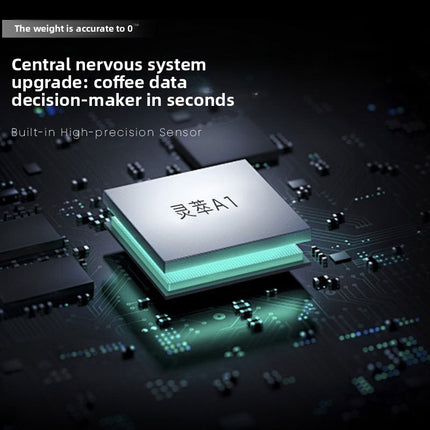 Digital Coffee Brewing Scale with Powder to Water Ratio Tracking and Rechargeable Battery
