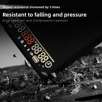 Digital Coffee Brewing Scale with Powder to Water Ratio Tracking and Rechargeable Battery