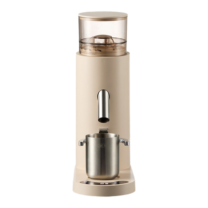 Electric Stainless Steel Conical Burr Coffee Grinder Low Speed with Touch Control for Home Use