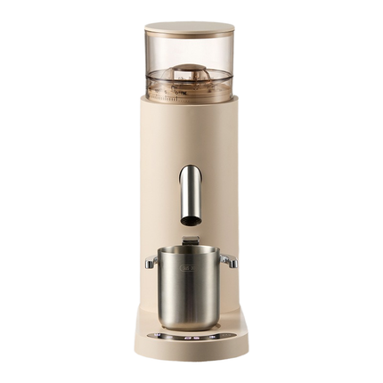 Electric Stainless Steel Conical Burr Coffee Grinder Low Speed with Touch Control for Home Use