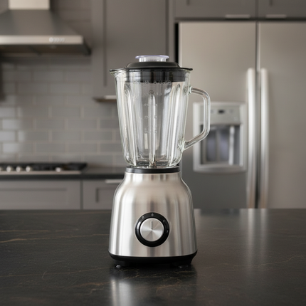 650W High Speed Electric Food Grinder Juicer 1.6L Stainless Steel Bowl 4 Blade System