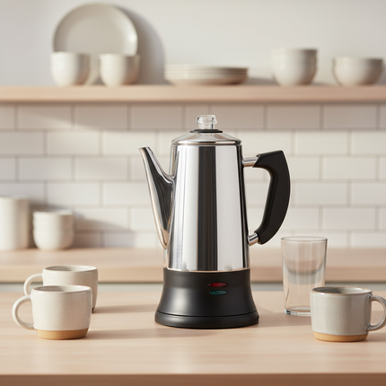 Automatic 12 Cup Coffee Machine 1000W Stainless Steel Programmable Drip Coffee Maker for Home and Commercial Use