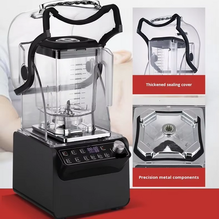 Heavy Duty 2L Ice Crusher Blender with Brushless Motor and Push Button Controls