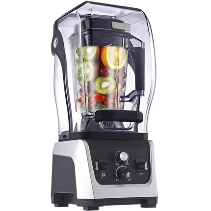 Commercial Countertop Blender 2.5L with 6-Blade System and Multi-Speed Control