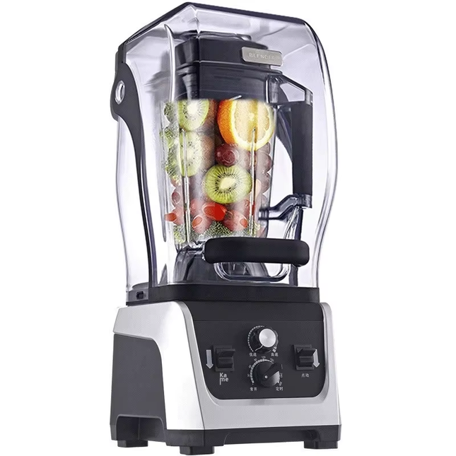 Commercial Countertop Blender 2.5L with 6-Blade System and Multi-Speed Control