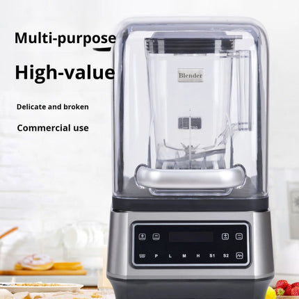 Industrial 2L Commercial Blender & Slushie Maker with 2000W Motor and 6-Blade System