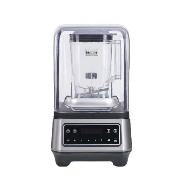 Commercial Ice Crushing Blender 2L with 1500W Motor, 6 Blades and Multi-Speed Control