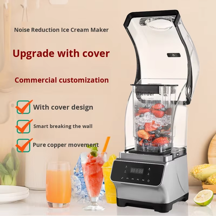 Multifunctional 2800W Smoothie Blender 2.2L Touch Control Multi Speed Kitchen Mixer