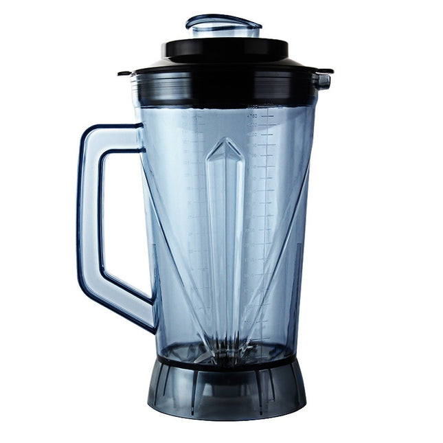 Heavy-Duty 5L PC Blender Cup with Stainless Blade for Commercial Smoothie Machine Replacement