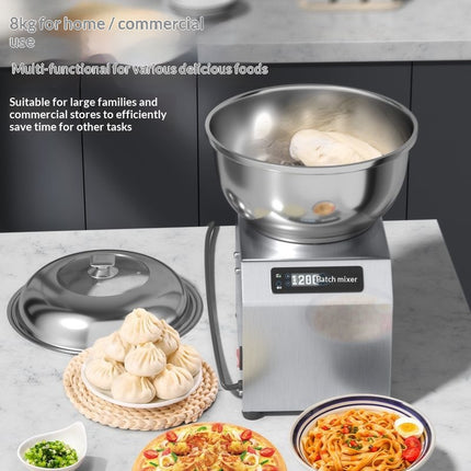 1800W Electric Dough Mixer Bowl Type Stand Mixer Intelligent Frequency Control 3 Speed